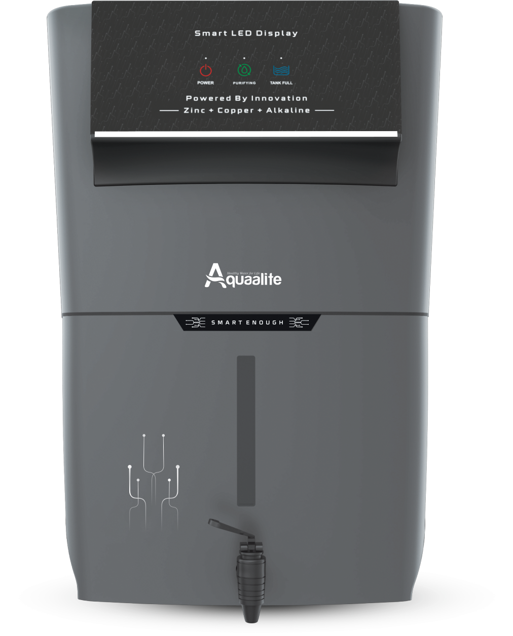 AQUAALITE Cervo Gray Smart Water Purifier